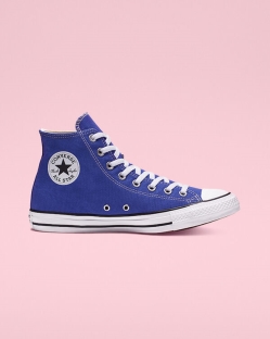 Converse Chuck Taylor All Star Seasonal Color Női Magasszárú Királykék | AJCBHVN-HU